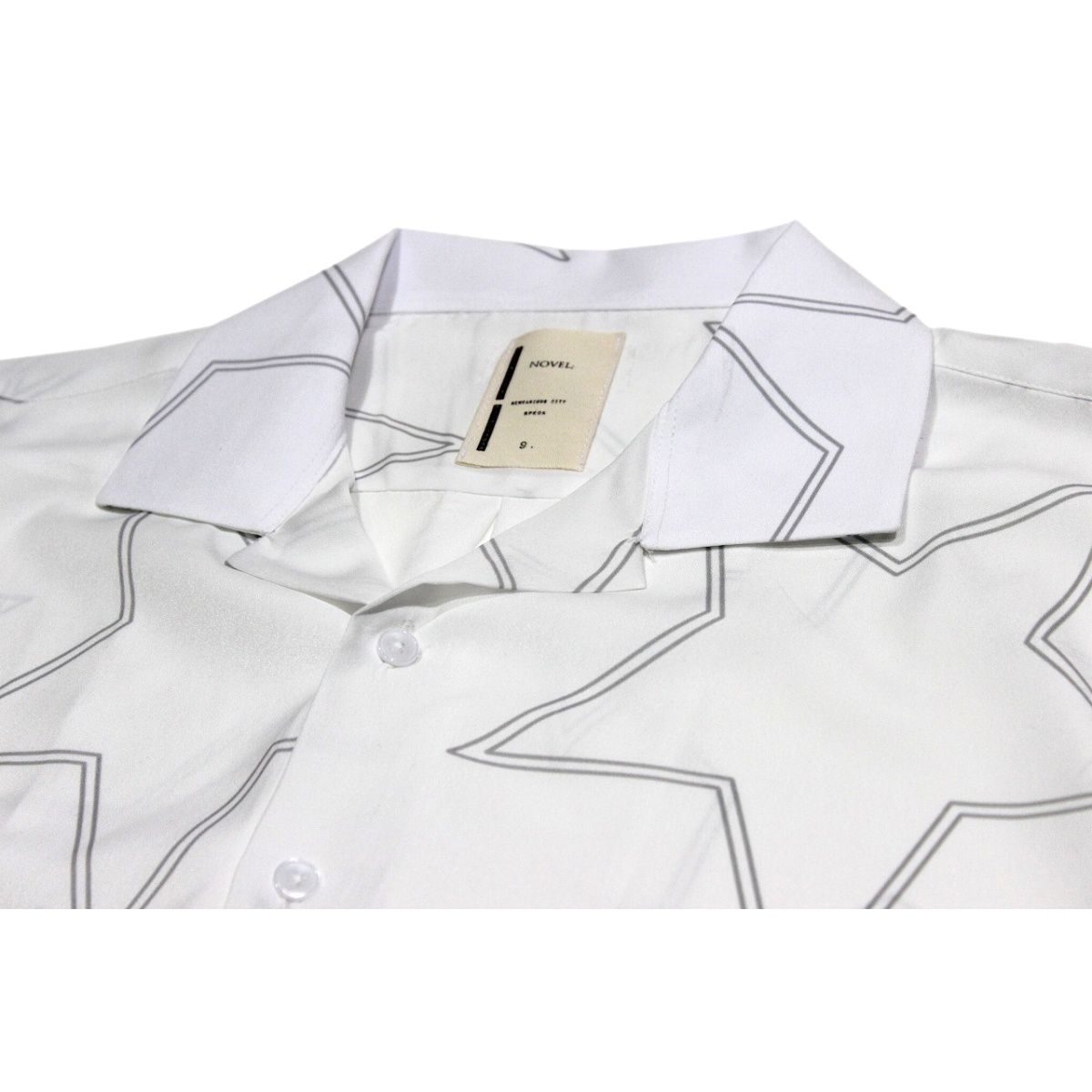 画像3: Star Pattern Open Collar Shirt
