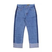 Side Line Loose Denim Pants