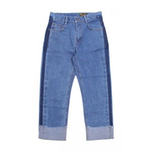 Side Line Loose Denim Pants