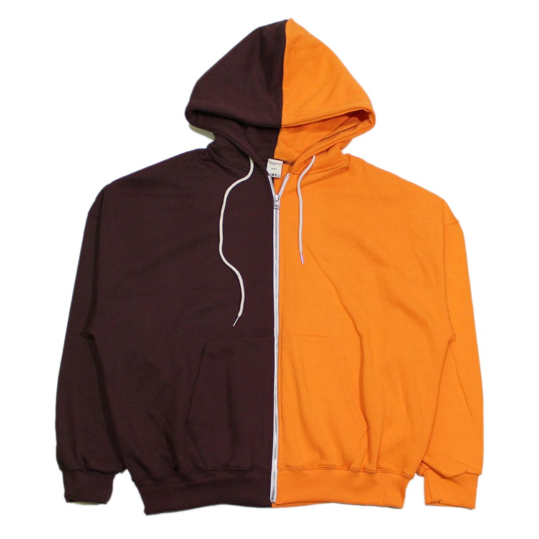 Half & Half Hoodie Novel Brand