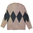 画像2: Argyle Pattern Cardigan (2)
