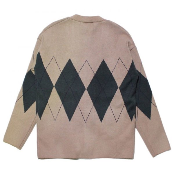 画像2: Argyle Pattern Cardigan